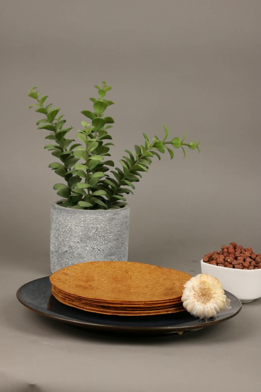 Healthy Chana Khakhra – Garlic